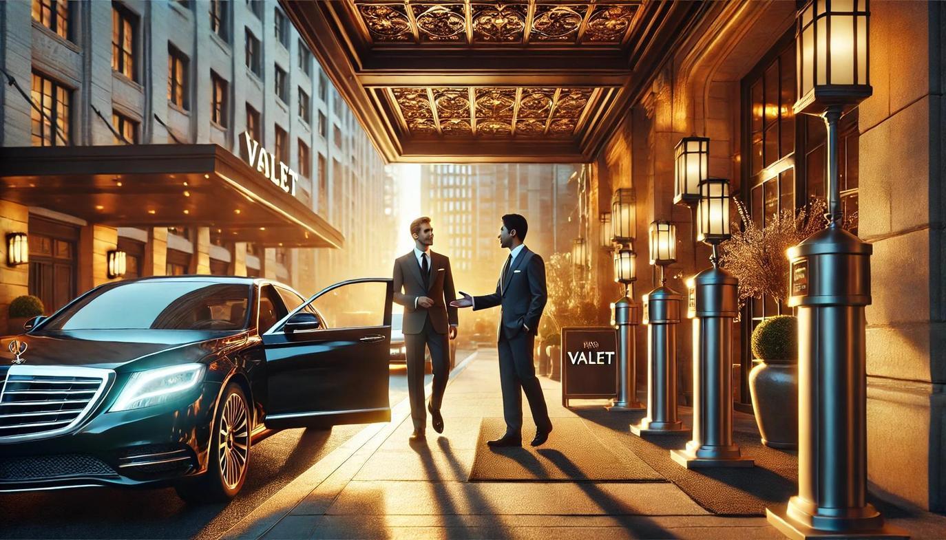 SS Valet Parking App Mockup